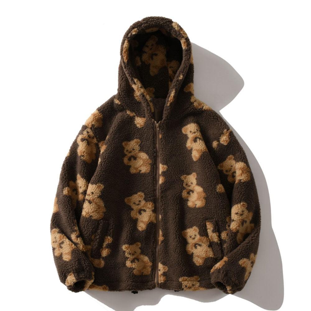 Teddy Bear Hooded Fleece Jacket