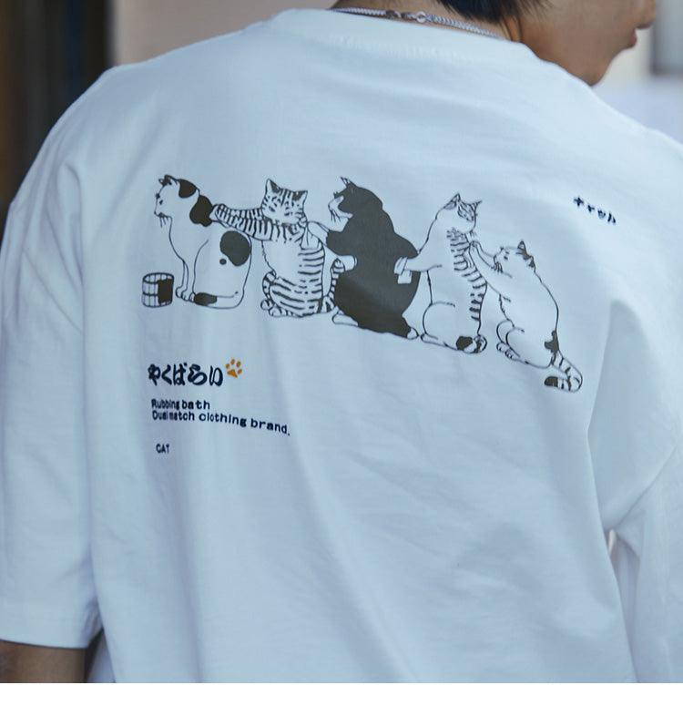Cat Massage Train Tee