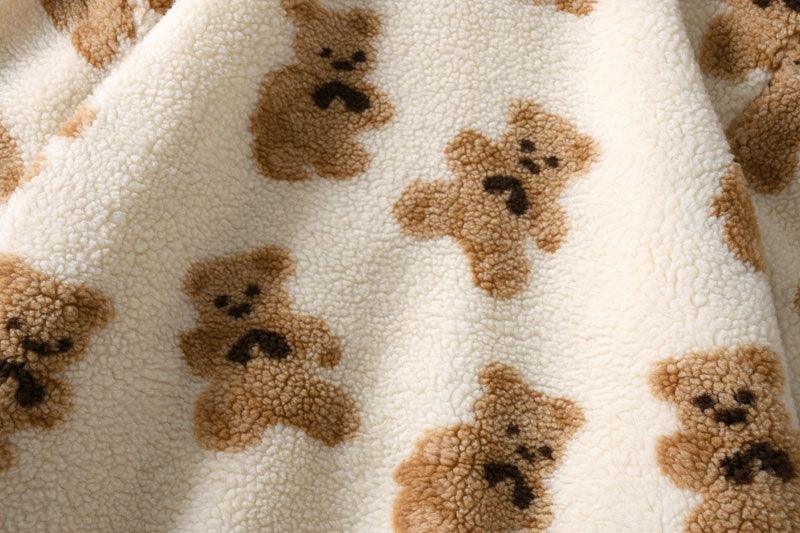 Teddy Bear Hooded Fleece Jacket