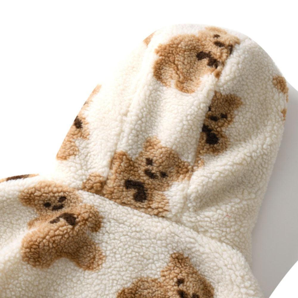 Teddy Bear Hooded Fleece Jacket