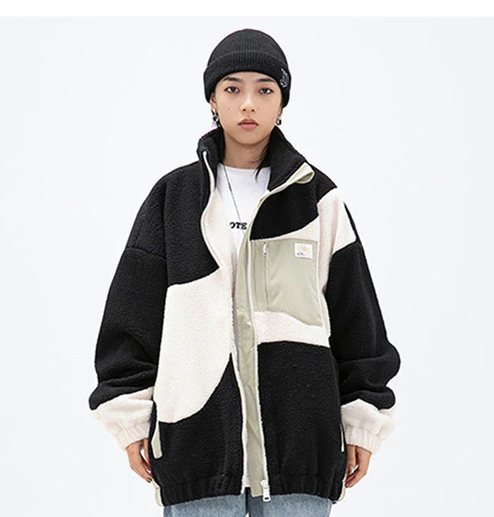 Swirl Fleece Zip Jacket