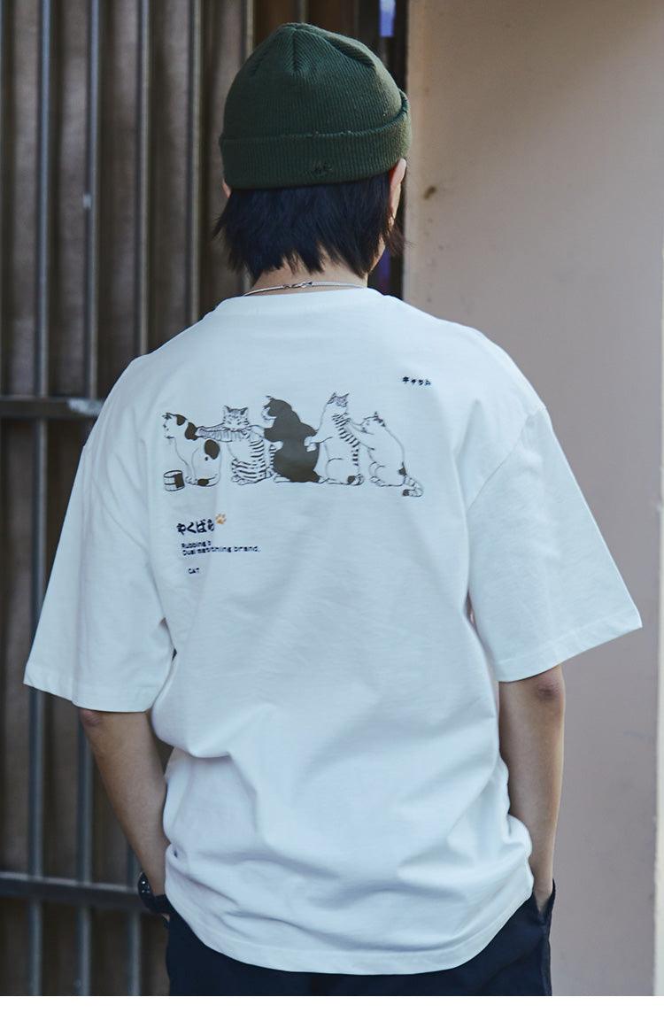 Cat Massage Train Tee