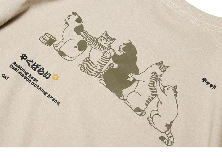Cat Massage Train Tee