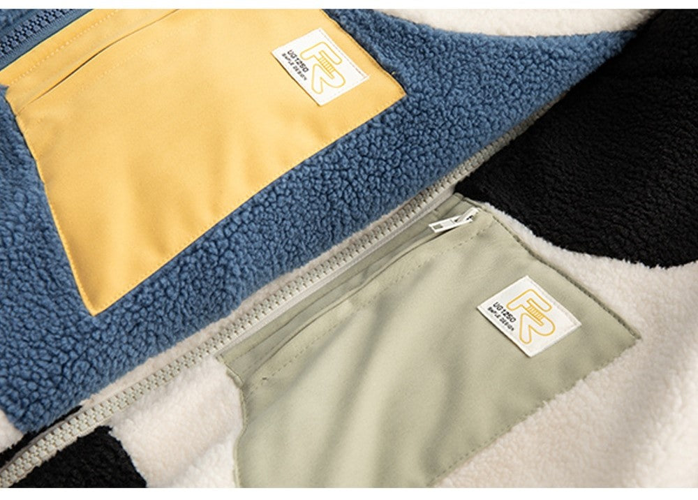 Swirl Fleece Zip Jacket