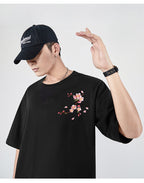 Sakura Flowers Embroidered Tee