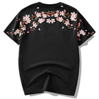 Sakura Flowers Embroidered Tee