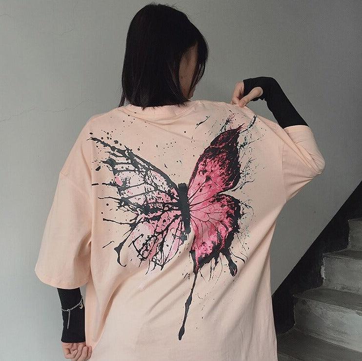 Splattered Butterfly Tee