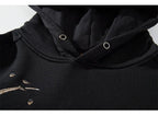 Embroidered Fox Hoodie