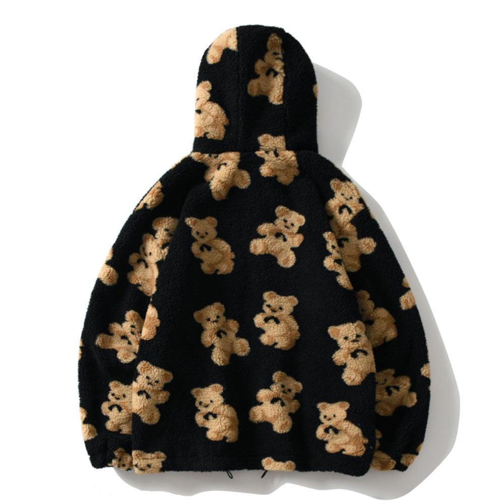 Teddy Bear Hooded Fleece Jacket