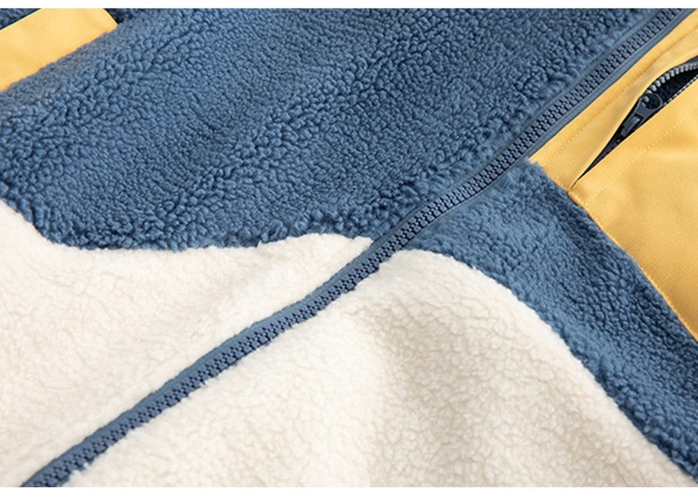 Swirl Fleece Zip Jacket