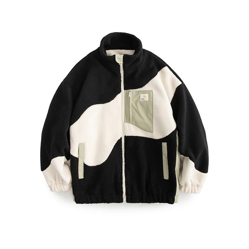 Swirl Fleece Zip Jacket