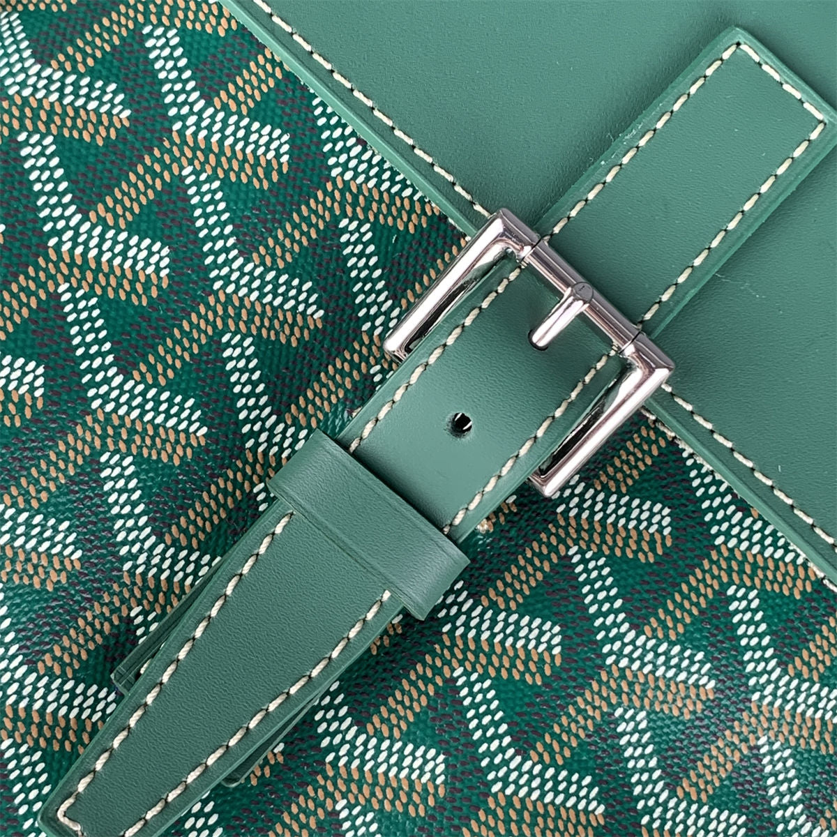 Goyard Alpin Backpack 'Green Goyardine'