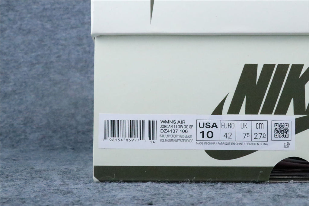 Travis Scott x Wmns Air Jordan 1 Retro Low OG SP 'Olive' (US Warehouse, No QC)