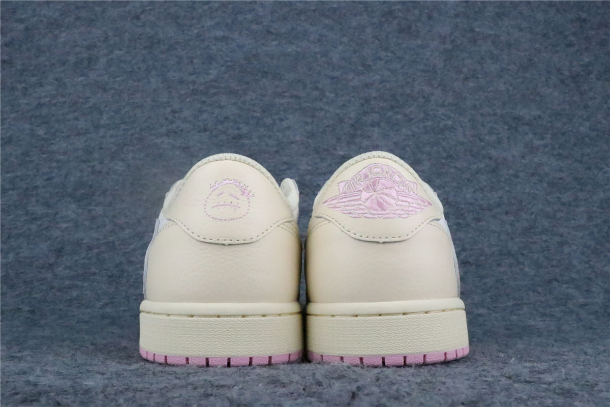 Travis Scott x Air Jordan 1 Retro Low OG 'Shy Pink' (US Warehouse, No QC)