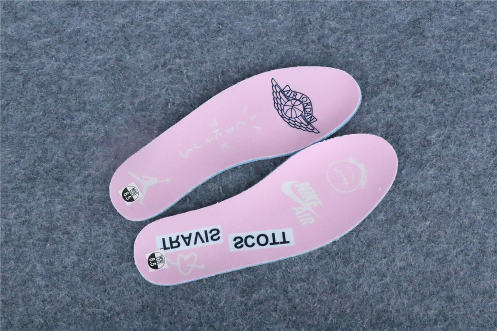 Travis Scott x Air Jordan 1 Retro Low OG 'Shy Pink' (US Warehouse, No QC)