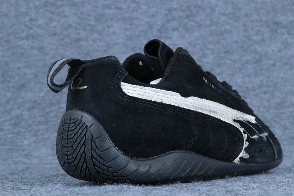 Balenciaga x Puma Speedcat Suede 'Distressed Black White'