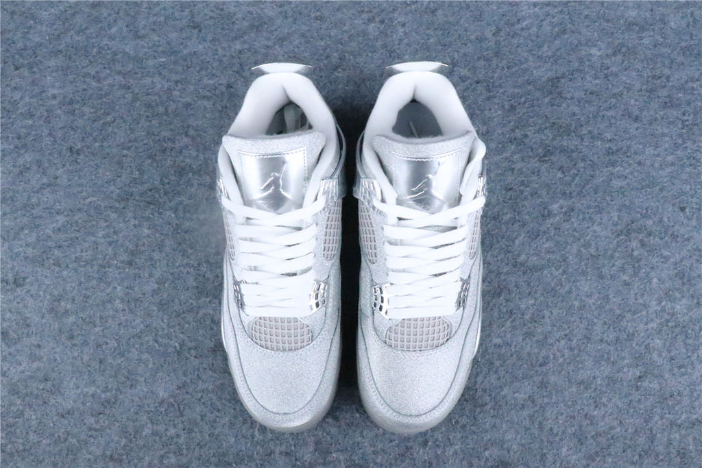 Air Jordan 4 Retro Michael Jackson 'White Glitter Glove'