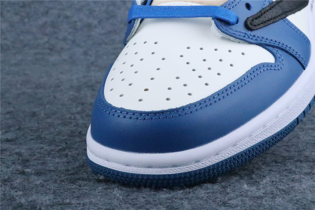 Custom Fragment Design x Travis Scott x Air Jordan 1 Low 'Royal Blue'