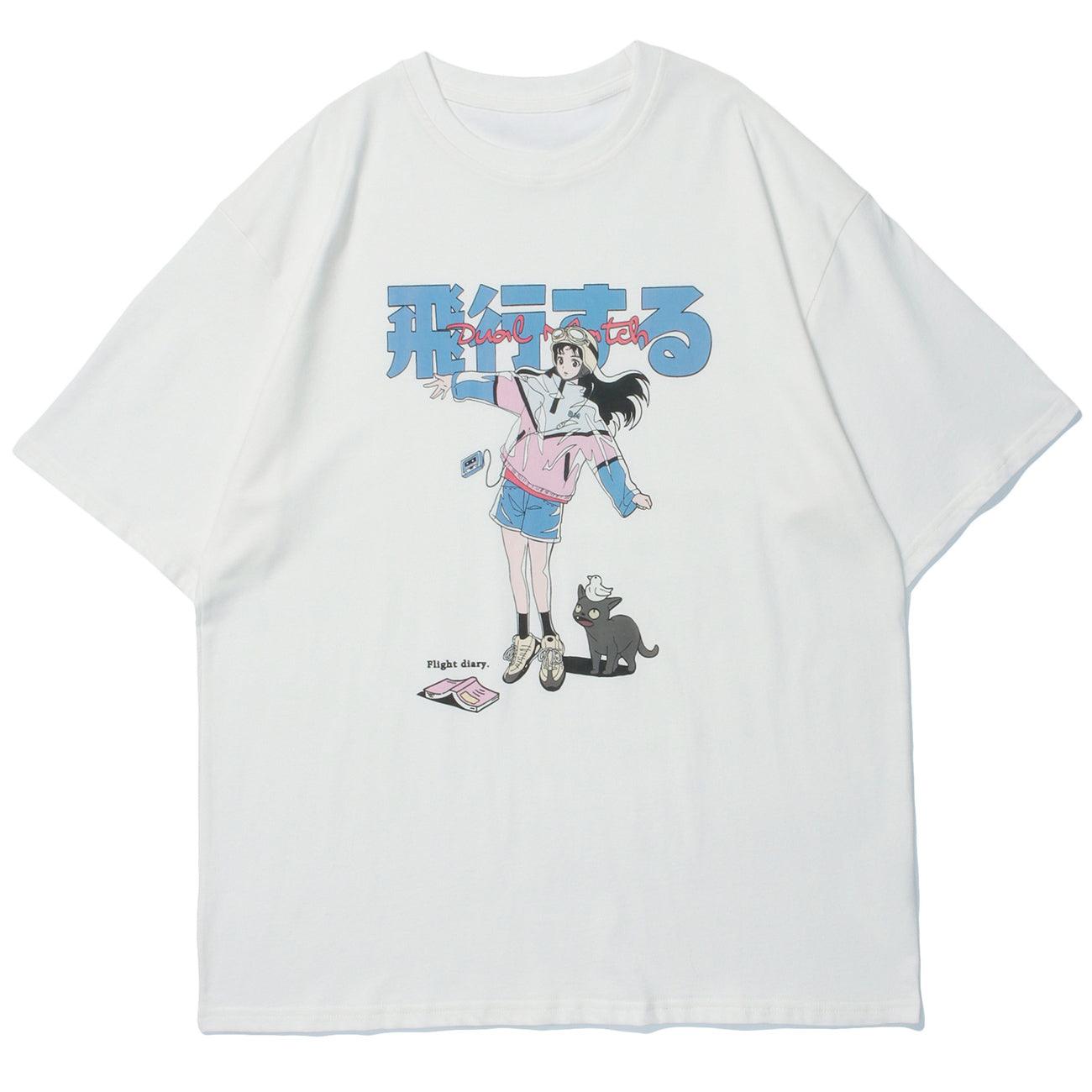 Anime Cat Girl Tee