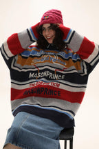 MASONPRINCE Multi Color Alpaca Knit Sweater