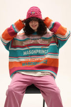 MASONPRINCE Multi Color Alpaca Knit Sweater