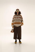 MASONPRINCE Multi Color Alpaca Knit Sweater