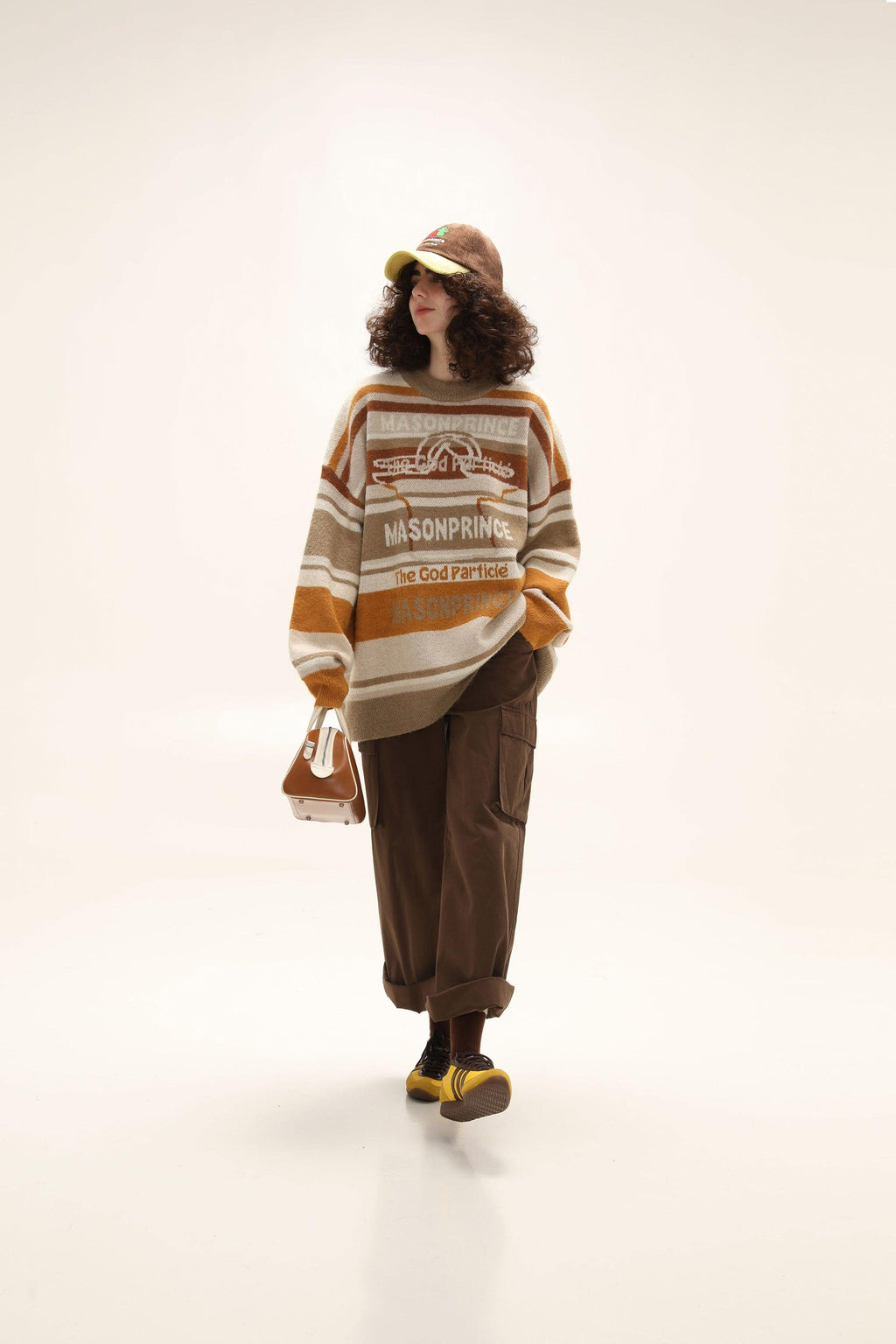 MASONPRINCE Multi Color Alpaca Knit Sweater