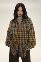 MASONPRINCE Boxy Plaid Carpenter Shirt