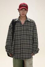 MASONPRINCE Boxy Plaid Carpenter Shirt