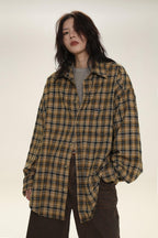 MASONPRINCE Boxy Plaid Carpenter Shirt