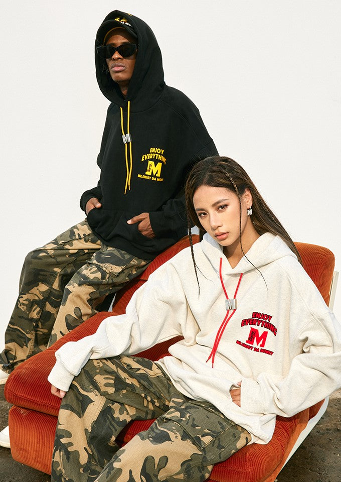 MEDM M Buckle Drawstring Hoodie