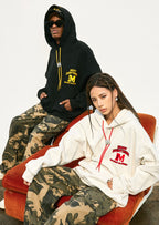 MEDM M Buckle Drawstring Hoodie