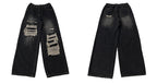 WLNEXT Patched Distressed Jeans