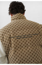 BJHG Monogram Print Puffer Vest