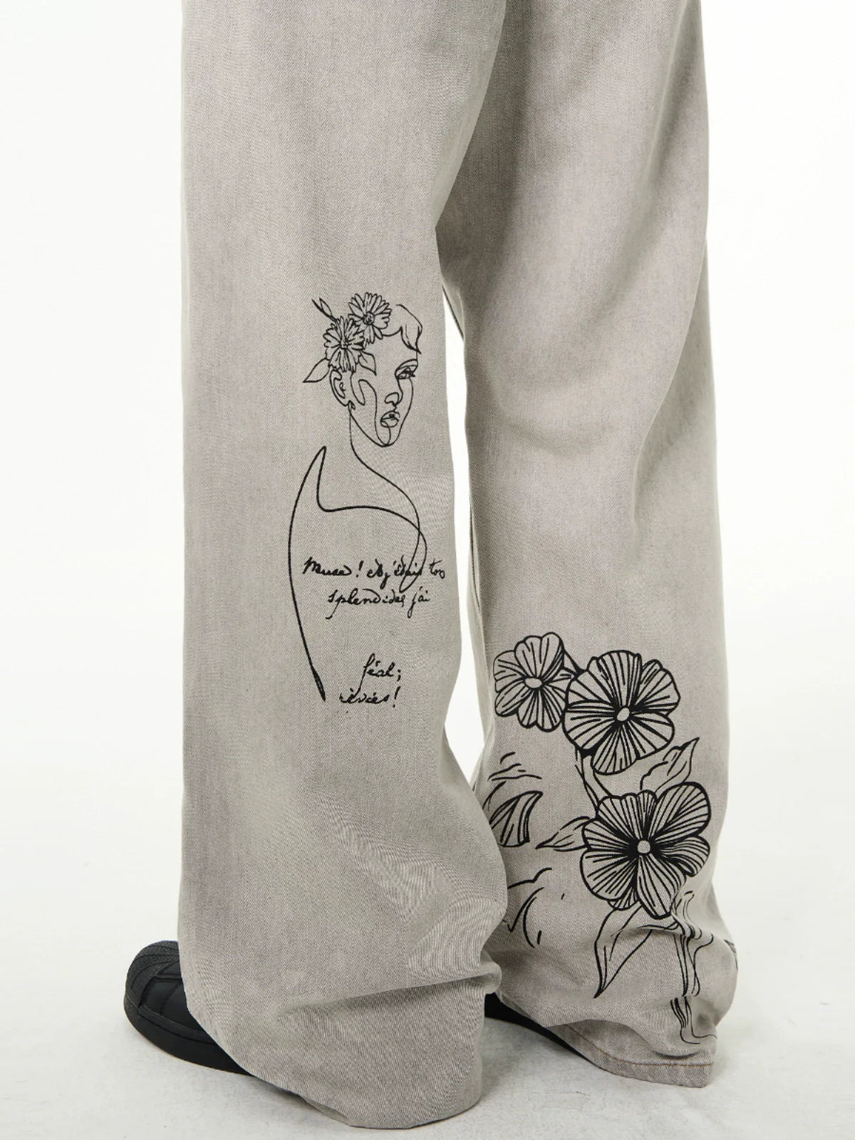 MADWITCH Script "Muse" Denim Jeans