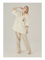EMPTY REFERENCE Off-White Button-Up Shirt
