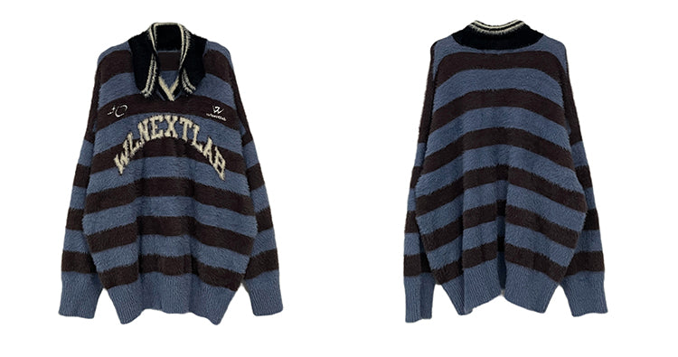 WLNEXT Logo Collared Sweater