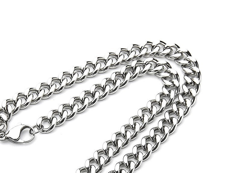 GUUKA "Lightning Bar" Double Chain Necklace