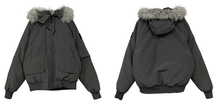 WLNEXT Faux-Fur Trimmed Parka Jacket