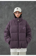 BJHG Suede Puffer Jacket