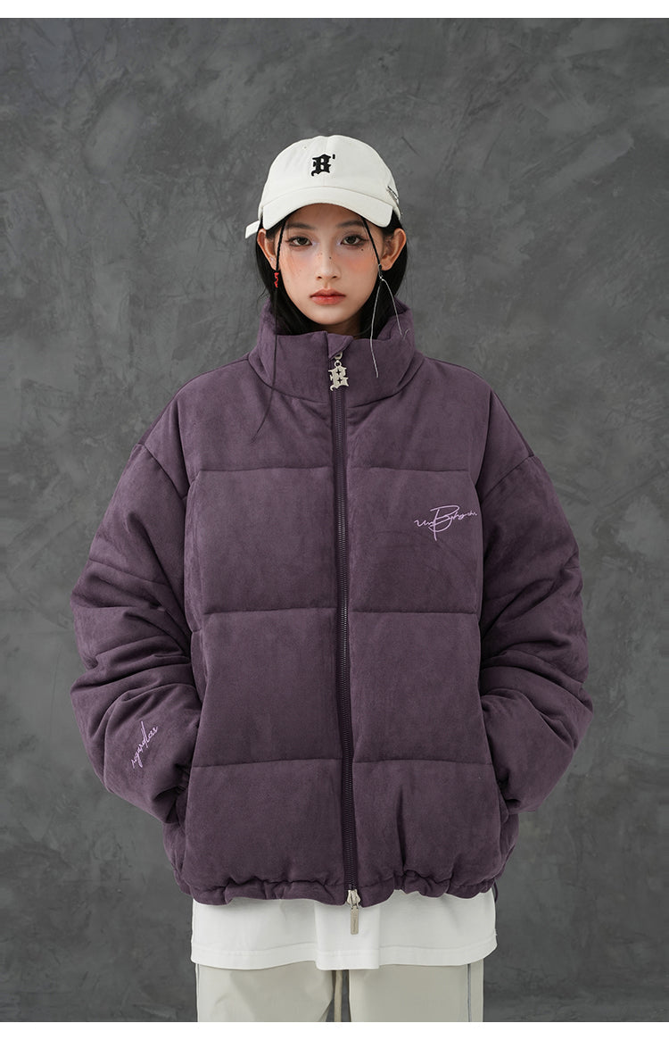 BJHG Suede Puffer Jacket