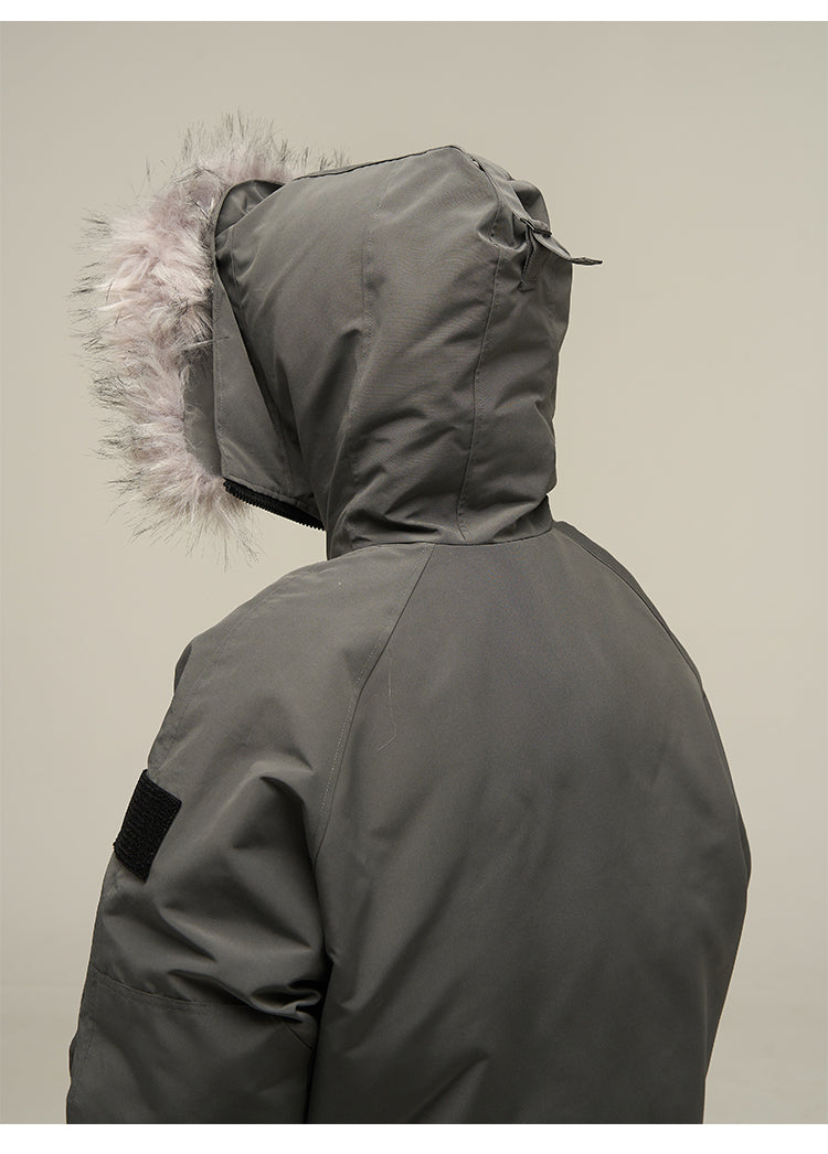 WLNEXT Faux-Fur Trimmed Parka Jacket
