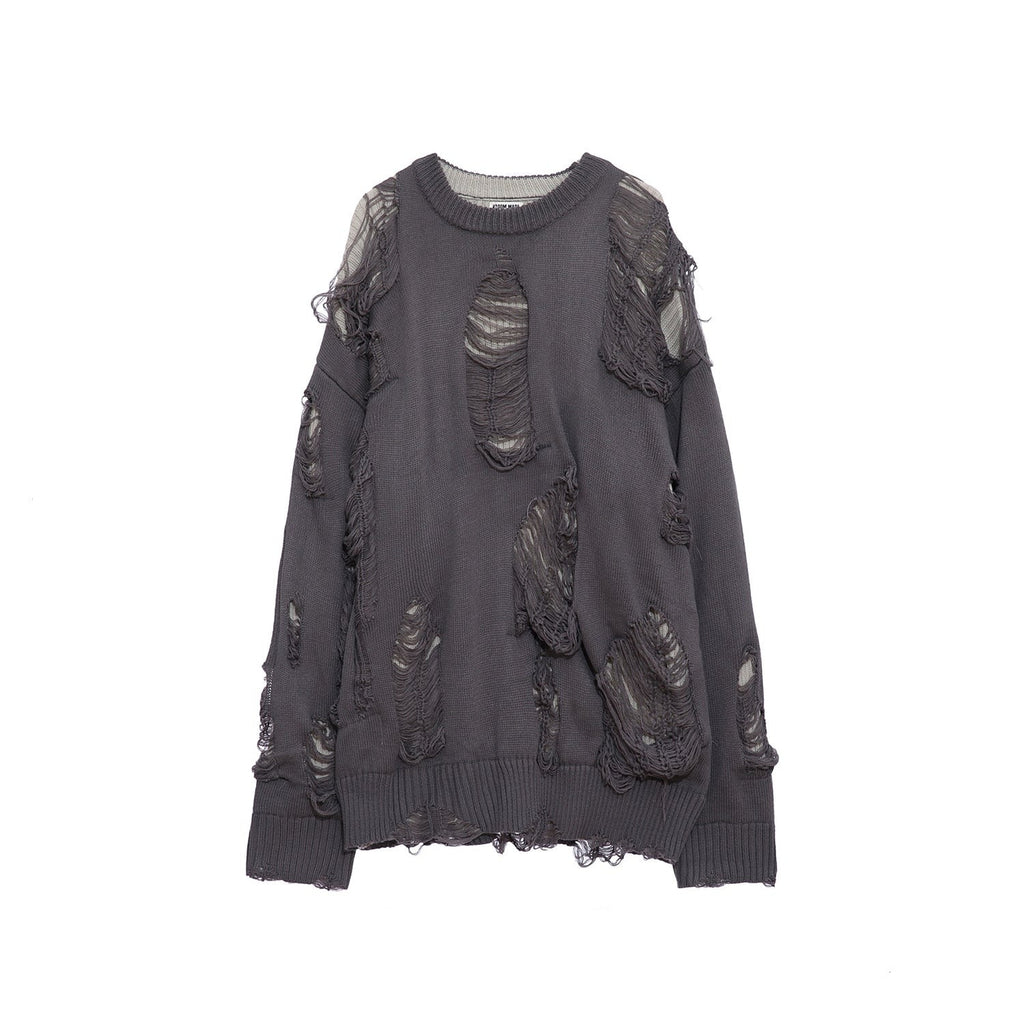 MaxDstr Ripped Grunge Sweater