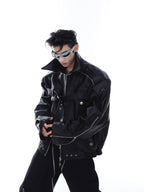 CulturE Pin-Buckle Biker Jacket