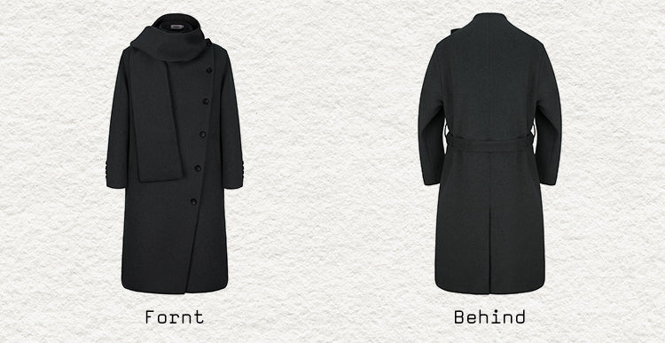 KREATE Avant-Garde Modular Wool Overcoat