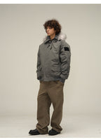WLNEXT Faux-Fur Trimmed Parka Jacket