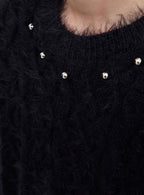 CulturE Studded Collar Sweater