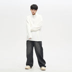 77F7GHT Quarter Zip Ribbed Fleece Jacket