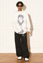 REVERSE IRONY Portrait Button Long Sleeve