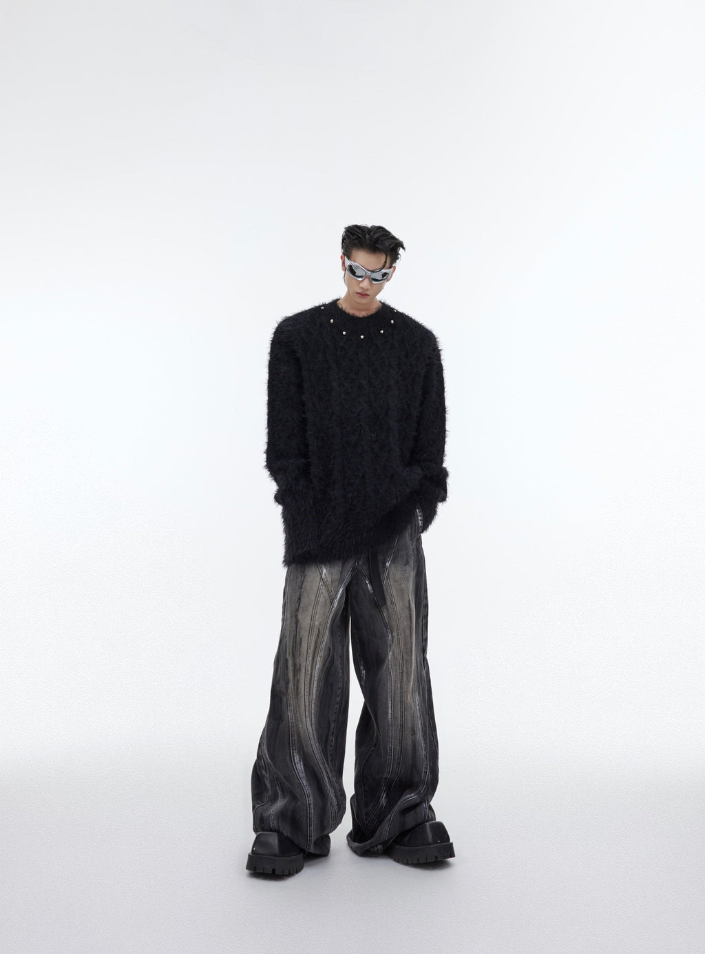 CulturE Studded Collar Sweater